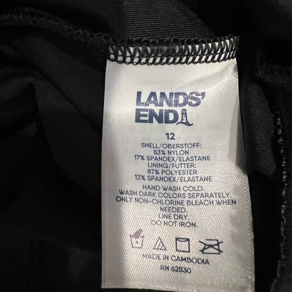 Lands' End Women's Sweetheart Chlorine Resistant Swim Dress-NWT - Picture 9 of 10